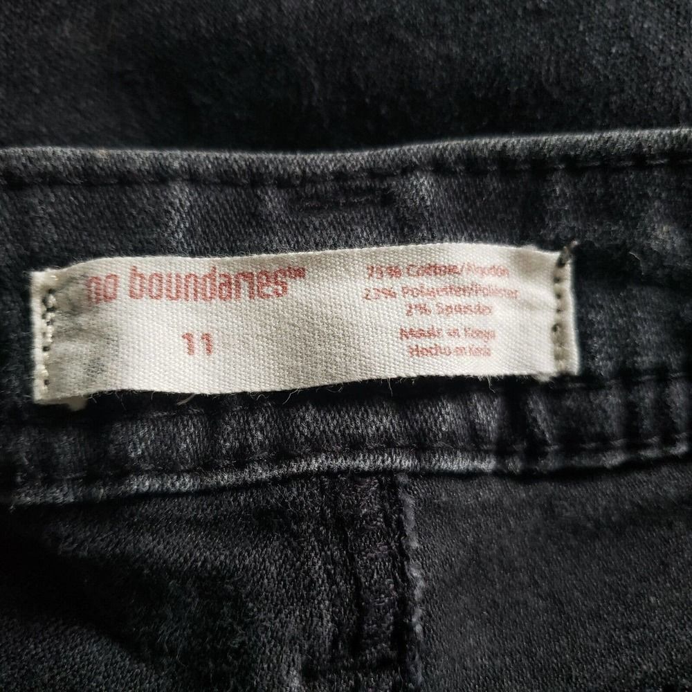 No Boundaries Stretch Denim Cropped Jeans 22" Inseam 5 Pocket - Picture 8 of 8